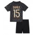 Tanie Strój piłkarski Paris Saint-Germain Danilo Pereira #15 Koszulka Trzeciej dla dziecięce 2023-24 Krótkie Rękawy (+ szorty)